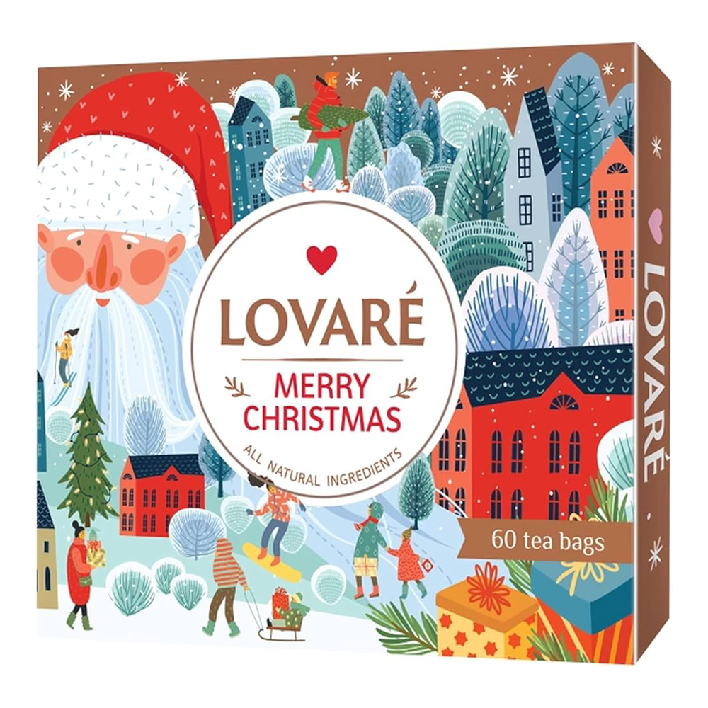 Tea Collection Merry Christmas Set – 12 Flavors – 60 Tea Bags